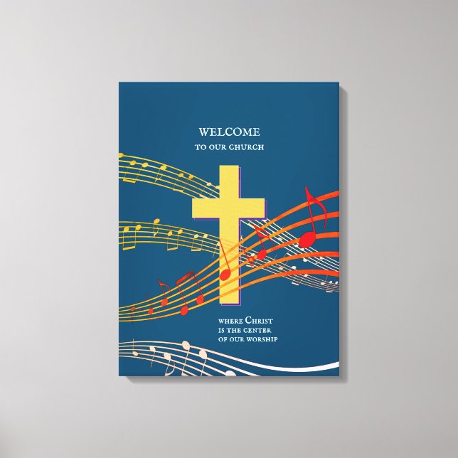 Impressão Em Tela CRISTO DO Culto Cristão CENTRO (Frente)