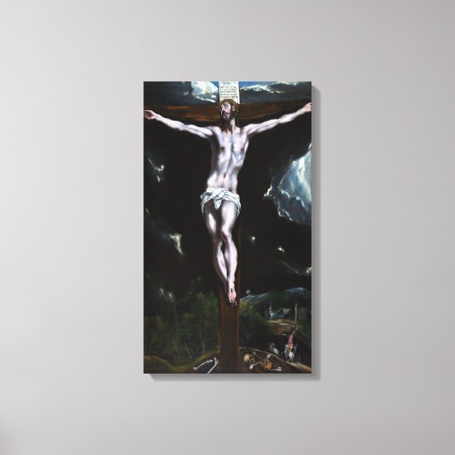 Impressão Em Tela Cristo El Greco Na Cruz (Frente)