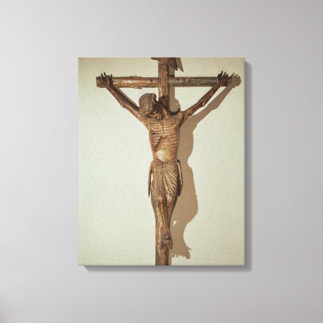 Impressão Em Tela Cristo na cruz, chamado "Cristo Devot" (Frente)