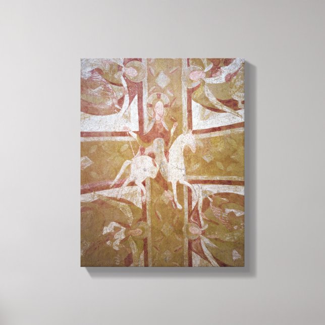 Impressão Em Tela Cristo num cavalo branco (Frente)