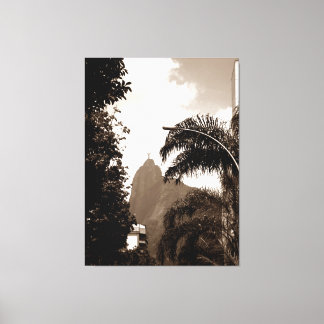 Impressão Em Tela Cristo visto da Rua