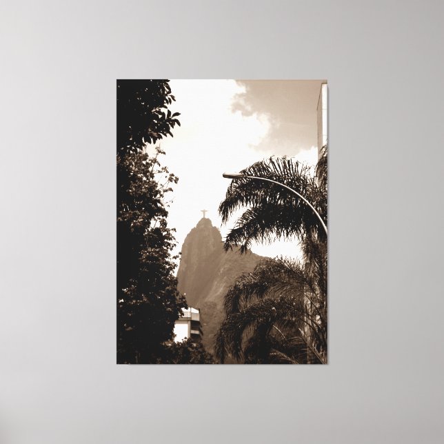 Impressão Em Tela Cristo visto da Rua (Frente)