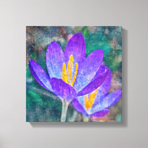 Impressão Em Tela Crocus