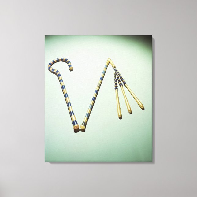 Impressão Em Tela Crook e flail, do Tútankhamun (Frente)