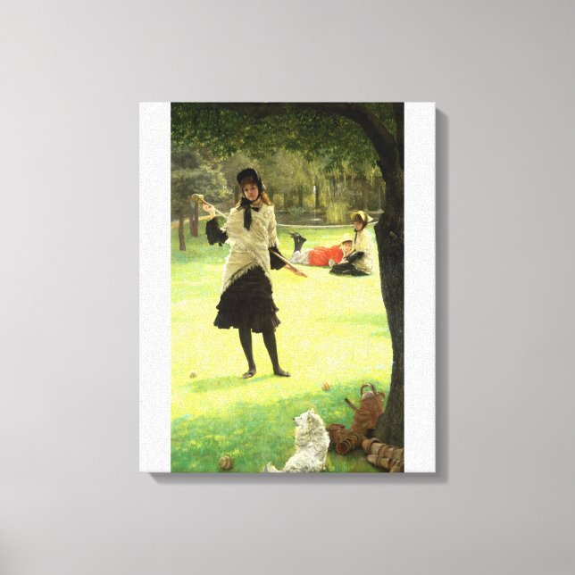 Impressão Em Tela Croquet, c.1878 (Frente)