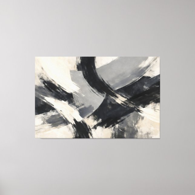 Impressão Em Tela Crosscurrents in Ash (Frente)