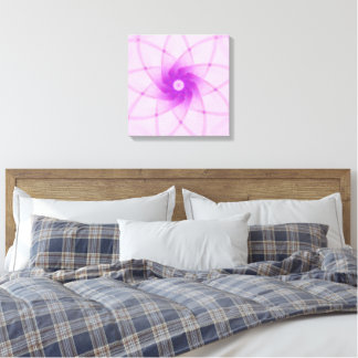 Impressão Em Tela Crystal Bloom – Arte Fractal Microscópica