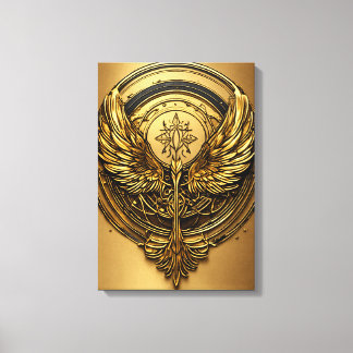 Impressão Em Tela Crystal Eagle in Flight – A Mesmerizing Symbol of