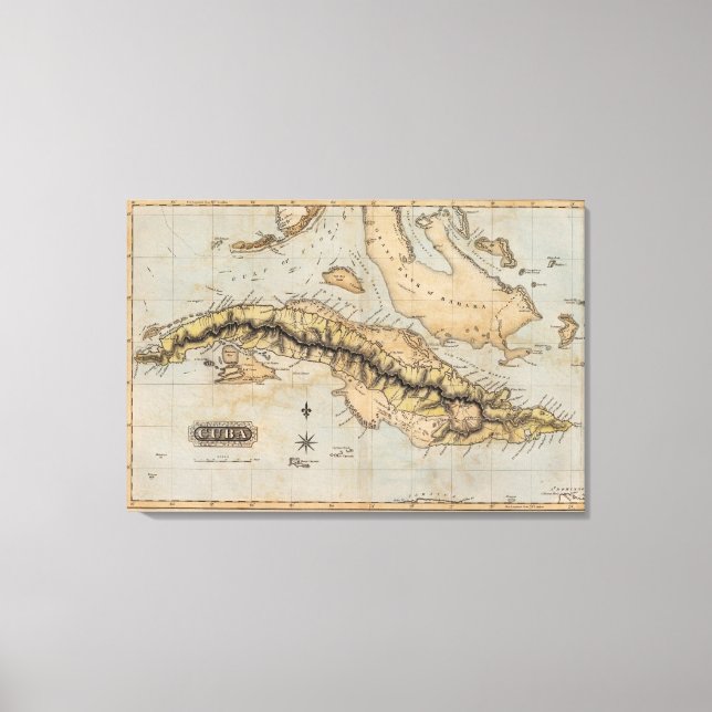 Impressão Em Tela Cuba (Frente)