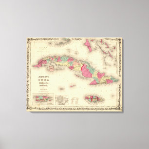 Impressão Em Tela Cuba, Jamaica, e Porto Rico