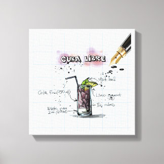 Impressão Em Tela Cuba Libre