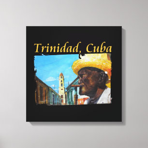 Impressão Em Tela Cuba - Trinidad e Cubana Charutos