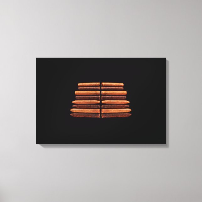 Impressão Em Tela Cuban Habana Cigars Vip (Frente)