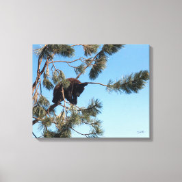 Impressão Em Tela Cubo do Urso Dormindo