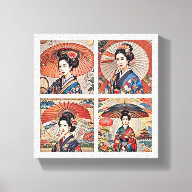 Impressão Em Tela Cultura japonesa (Frente)