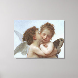 Impressão Em Tela Cupido e psique como crianças
