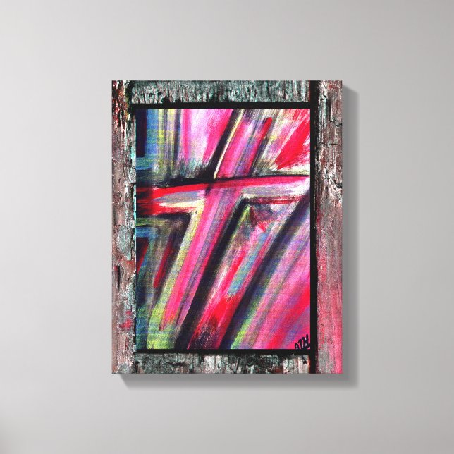 Impressão Em Tela Curando cruz (Frente)