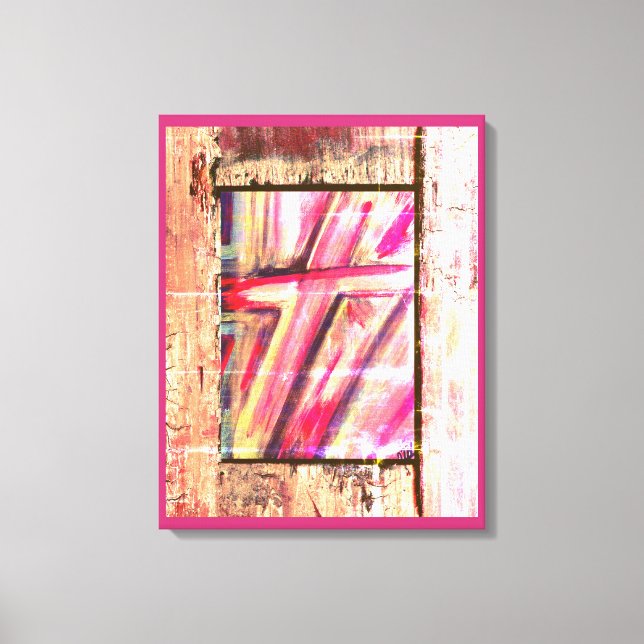 Impressão Em Tela Curando cruz (Frente)