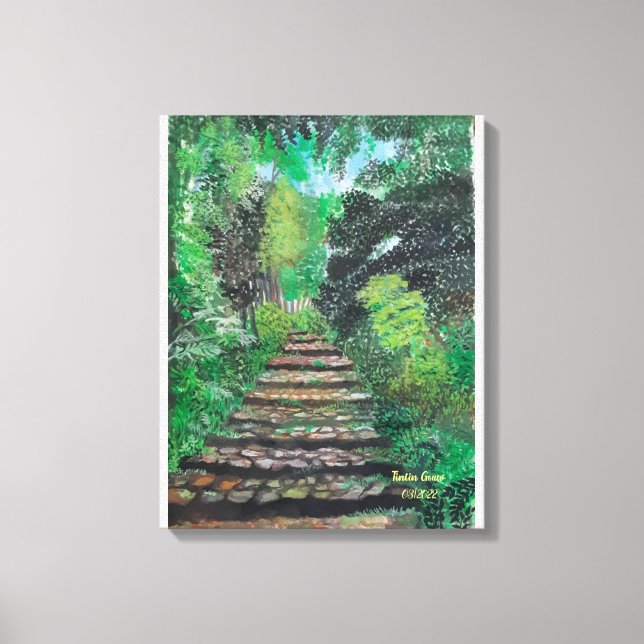 Impressão Em Tela Curug Semirang Stretch Print (Frente)