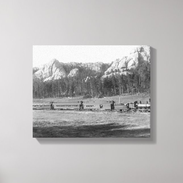 Impressão Em Tela Curva de ferradura em Burlington e Missouri (Frente)