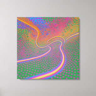 Impressão Em Tela Curva elíptica e artes de dispersão homogêneas