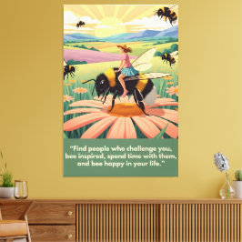 Impressão Em Tela Cute, WPA Motivational Quote