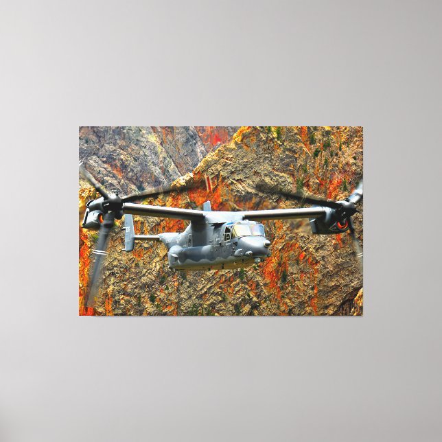 Impressão Em Tela CV-22 OSPREY 40x60 (Frente)
