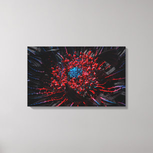 Impressão Em Tela Cyber Blossom