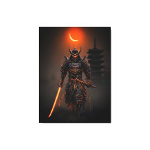 Cyberpunk Samurai Futurística Guerreiro