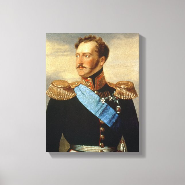Impressão Em Tela Czar Nicholas I (Frente)