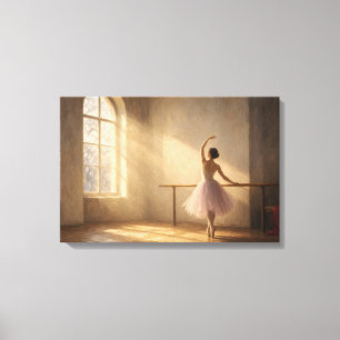 Impressão em Tela da Bailarina na Janela do Estúdi