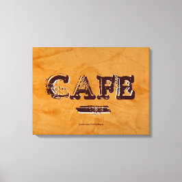 Impressão em Tela da Cozinha do Café Vintage - Dan