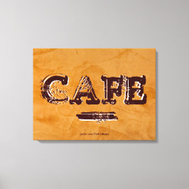 Impressão em Tela da Cozinha do Café Vintage - Dan