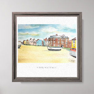 Impressão em Tela da Praia de Aldeburgh