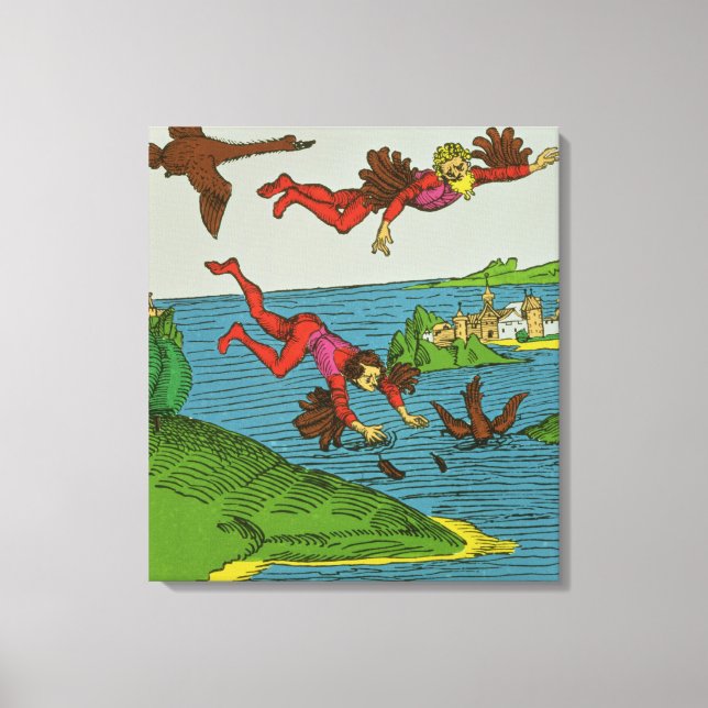 Impressão Em Tela Daedalus e Icarus, 15 (Frente)