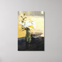 Daffodil Stillife em amarelo e preto
