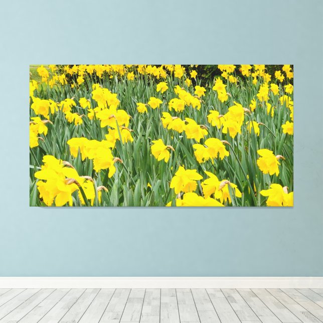 Impressão Em Tela Daffodils (Insitu(piso de madeira))