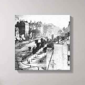 Impressão Em Tela Daguerre Boulevard du Temple Primeira Fotografia