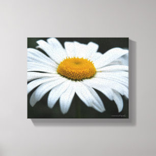 Impressão Em Tela Daisy - Enfrentar