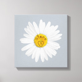 Impressão Em Tela Daisy Flower For Niece Art Customize Background