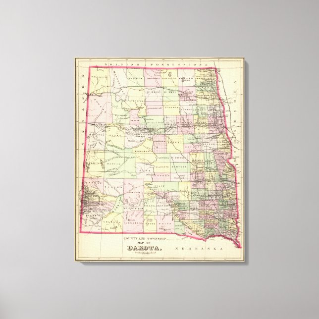 Impressão Em Tela Dakota (Frente)