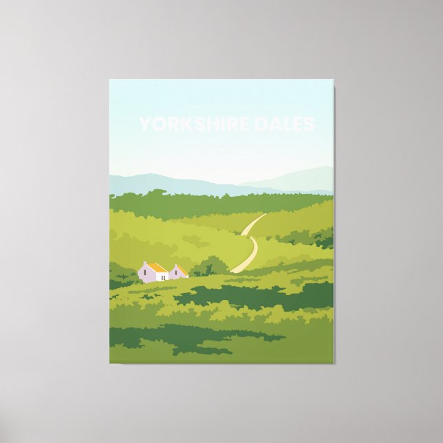 Impressão Em Tela Dales Yorkshire (Frente)