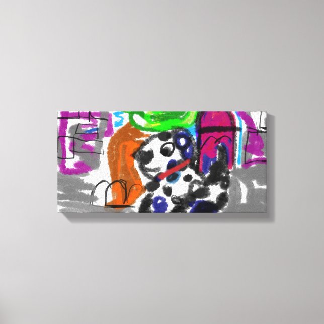 Impressão Em Tela Dalmácia na cidade (Frente)