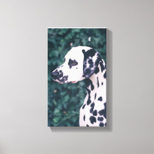 Impressão Em Tela Dalmatian Headstudy -- Grunhido