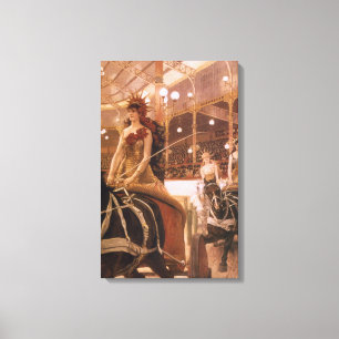 Impressão Em Tela Damas dos Carros (também conhecido como Circo) por