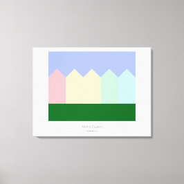 Impressão Em Tela Damas Pintadas - Praça Alamo - São Francisco