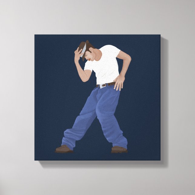 Impressão Em Tela Dança Dança  (Frente)