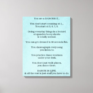 Impressão Em Tela Dança, Dançarino, Balé, Hip Hop, Jazz, Tap, Modern