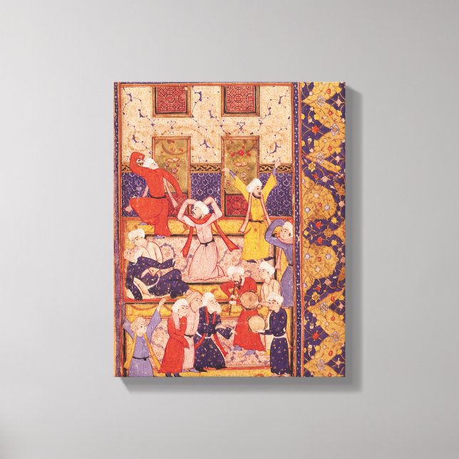 Impressão Em Tela Dança de iniciação, de um livro de poemas (Frente)