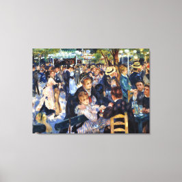 Impressão Em Tela Dança no Le Moulin de la Galette Renoir Fine Art